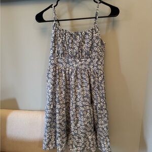 Floral Blue Kids Dress